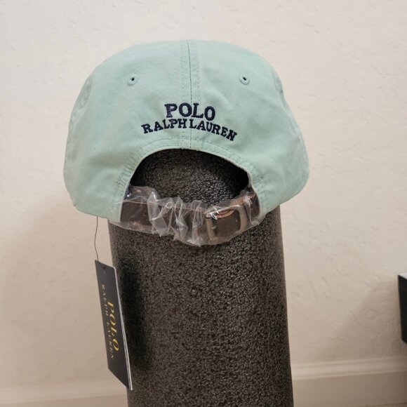 NEW! Mint Green Polo Ralph Lauren Baseball Hat - Picture 3 of 7
